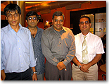 An impromptu reunion, Bombay, Jan 2004